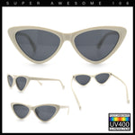 Womens Triangle Gothic Fashion Cat Eye Plastic Retro Sunglasses