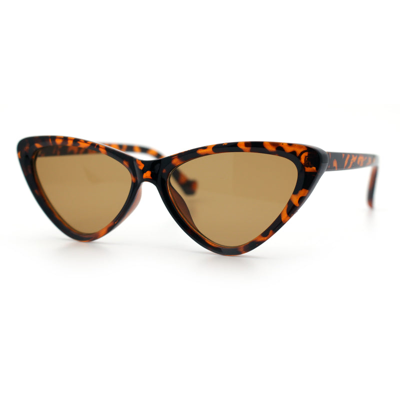 Womens Triangle Gothic Fashion Cat Eye Plastic Retro Sunglasses