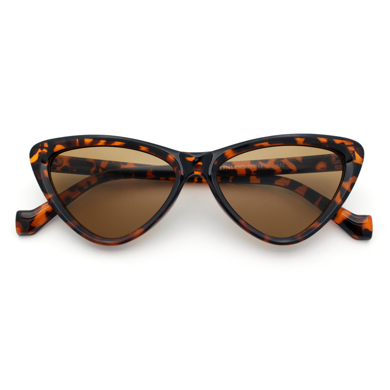 Womens Triangle Gothic Fashion Cat Eye Plastic Retro Sunglasses