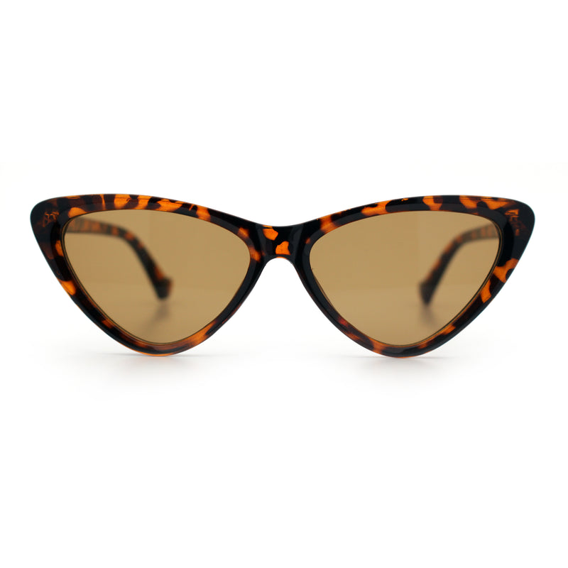 Womens Triangle Gothic Fashion Cat Eye Plastic Retro Sunglasses