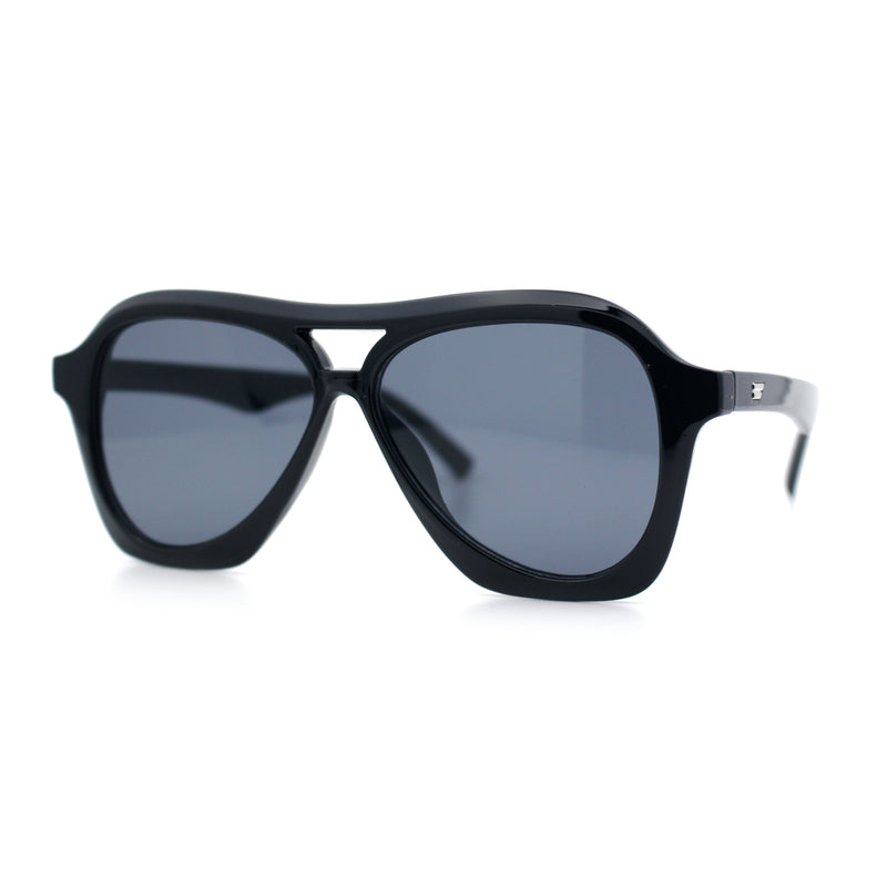 Womens Boyfriend Large Retro Vintage Style Thick Plastic Racer Sunglasses