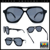 Womens Boyfriend Large Retro Vintage Style Thick Plastic Racer Sunglasses