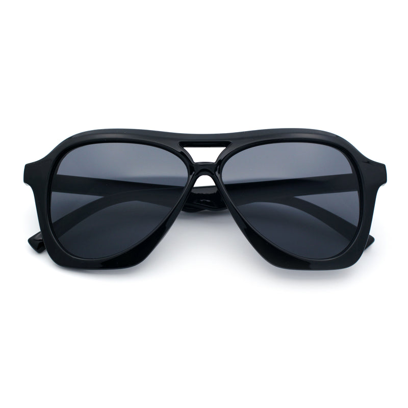 Womens Boyfriend Large Retro Vintage Style Thick Plastic Racer Sunglasses