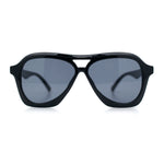 Womens Boyfriend Large Retro Vintage Style Thick Plastic Racer Sunglasses