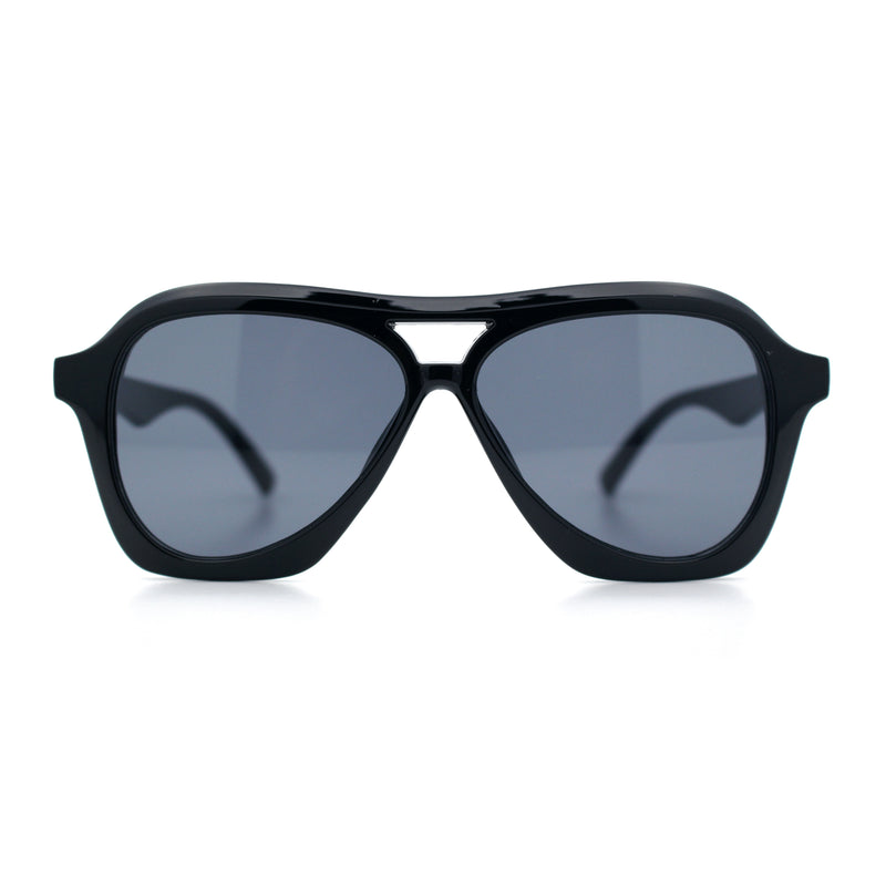Womens Boyfriend Large Retro Vintage Style Thick Plastic Racer Sunglasses