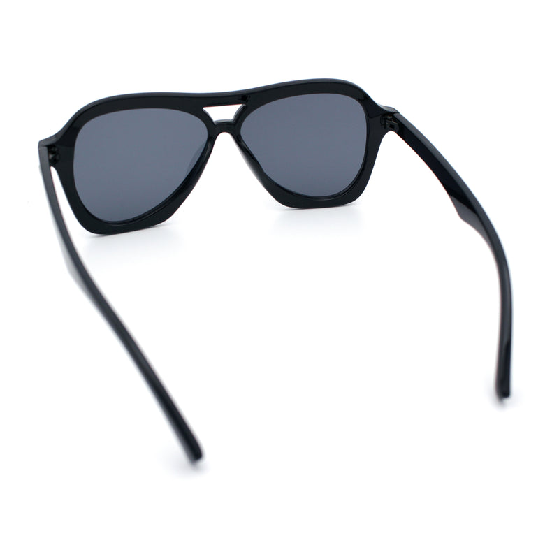 Womens Boyfriend Large Retro Vintage Style Thick Plastic Racer Sunglasses