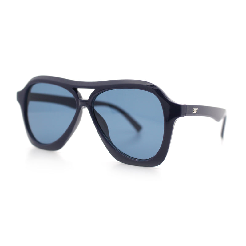 Womens Boyfriend Large Retro Vintage Style Thick Plastic Racer Sunglasses