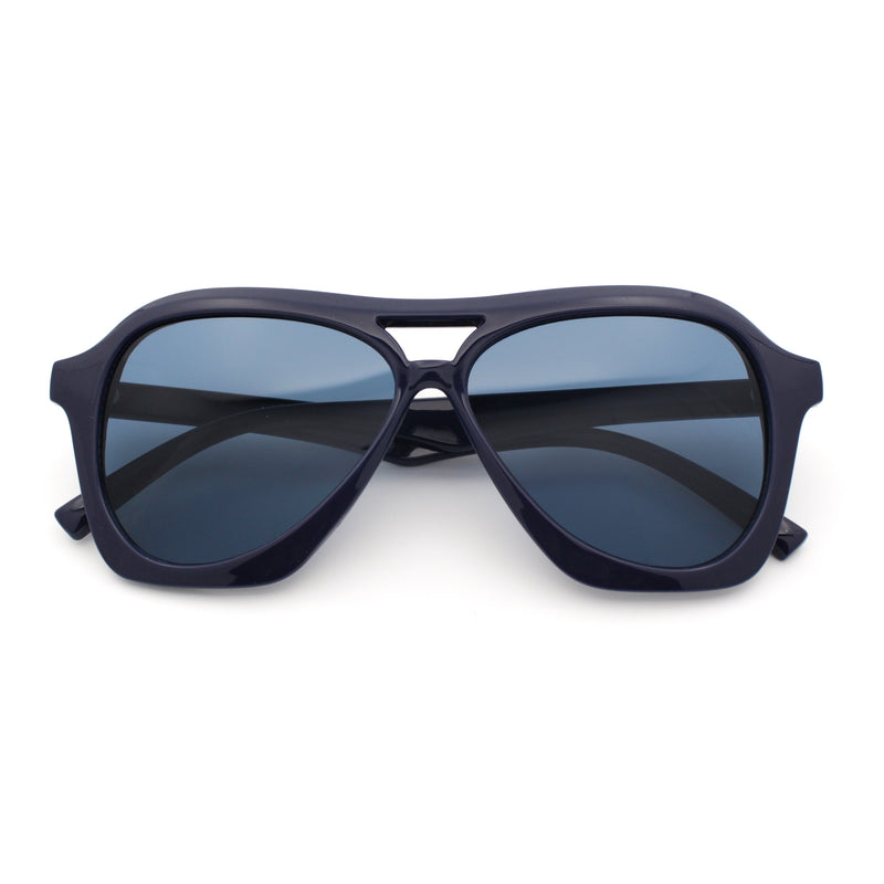 Womens Boyfriend Large Retro Vintage Style Thick Plastic Racer Sunglasses