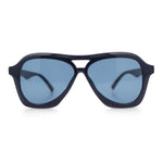 Womens Boyfriend Large Retro Vintage Style Thick Plastic Racer Sunglasses