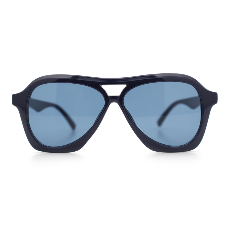 Womens Boyfriend Large Retro Vintage Style Thick Plastic Racer Sunglasses