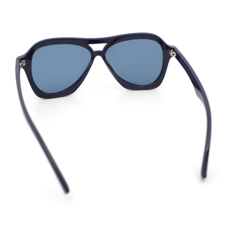 Womens Boyfriend Large Retro Vintage Style Thick Plastic Racer Sunglasses