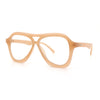 Womens Boyfriend Large Retro Vintage Style Thick Plastic Racer Sunglasses