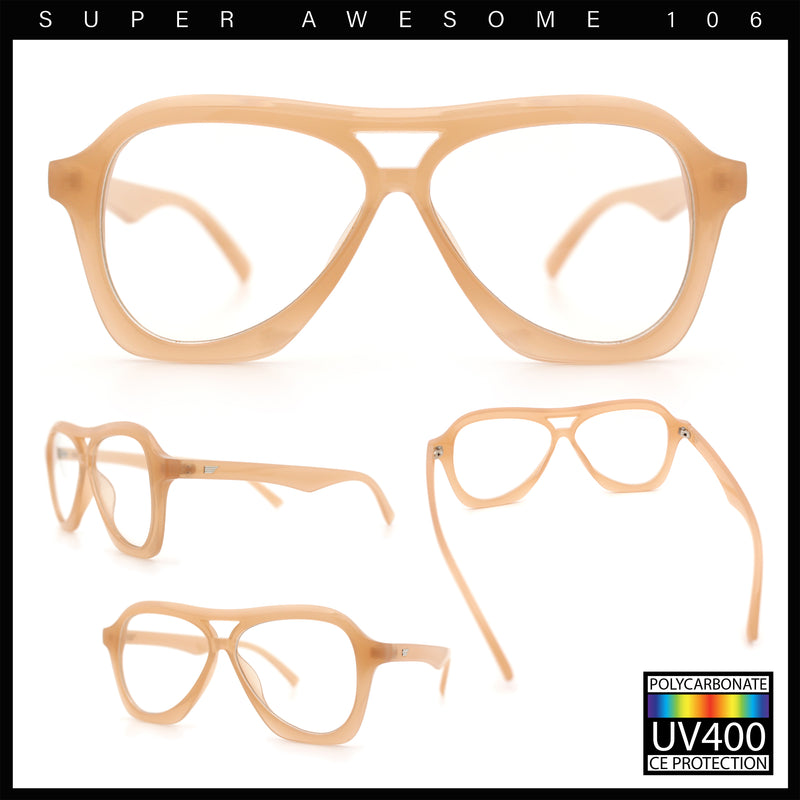 Womens Boyfriend Large Retro Vintage Style Thick Plastic Racer Sunglasses