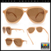 Womens Boyfriend Large Retro Vintage Style Thick Plastic Racer Sunglasses