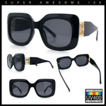 Womens Mod Thick Plastic Rectangle Designer Fashion Butterfly Sunglasses