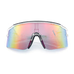 Color Mirror Lens Oversized Half Rim Sport Rectangle Monoblock Shield Plastic Sunglasses