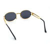 90s Retro Luxury Bicycle Chain Metal Jewel Arm Oval Round Sunglasses