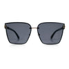 Womens 90s Luxury Rimless Metal Chain Arm Designer Fashion Sunglasses