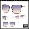 Womens 90s Luxury Rimless Metal Chain Arm Designer Fashion Sunglasses