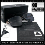 Womens 90s Luxury Rimless Metal Chain Arm Designer Fashion Sunglasses