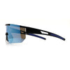 Mens Color Mirror Polarized Plastic Sport Wrap MTB Plastic Sunglasses