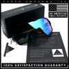 Mens Mirrored Classic Oversized Shield Windbreaker Wrap Plastic Sport Sunglasses