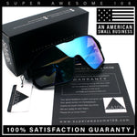 Mens Mirrored Classic Oversized Shield Windbreaker Wrap Plastic Sport Sunglasses