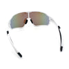 Mens Mirrored Classic Oversized Shield Windbreaker Wrap Plastic Sport Sunglasses