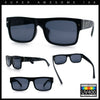 Locs Mens Square Rectangle Horn Rim Gangster Pot Leaf Camo Arm Sunglasses