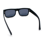 Locs Mens Square Rectangle Horn Rim Gangster Pot Leaf Camo Arm Sunglasses