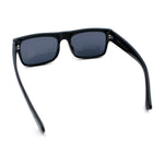 Locs Mens Square Rectangle Horn Rim Gangster Pot Leaf Camo Arm Sunglasses