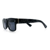 Locs Mens Square Rectangle Horn Rim Gangster Pot Leaf Camo Arm Sunglasses