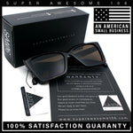 Womens Oversized Rectangle Cat Eye Plastic Retro Mod Minimal Sunglasses
