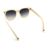 Womens Floral Star Metal Stud Jewel Arm Boyfriend Horn Rim Rectangle Sunglasses