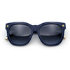 Womens Floral Star Metal Stud Jewel Arm Boyfriend Horn Rim Rectangle Sunglasses