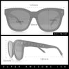 Womens Floral Star Metal Stud Jewel Arm Boyfriend Horn Rim Rectangle Sunglasses