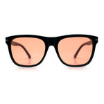 Classic Retro Oversized Horn Rim Hipster Plastic Rectangular Sunglasses