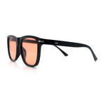 Classic Retro Oversized Horn Rim Hipster Plastic Rectangular Sunglasses