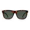 Classic Retro Oversized Horn Rim Hipster Plastic Rectangular Sunglasses