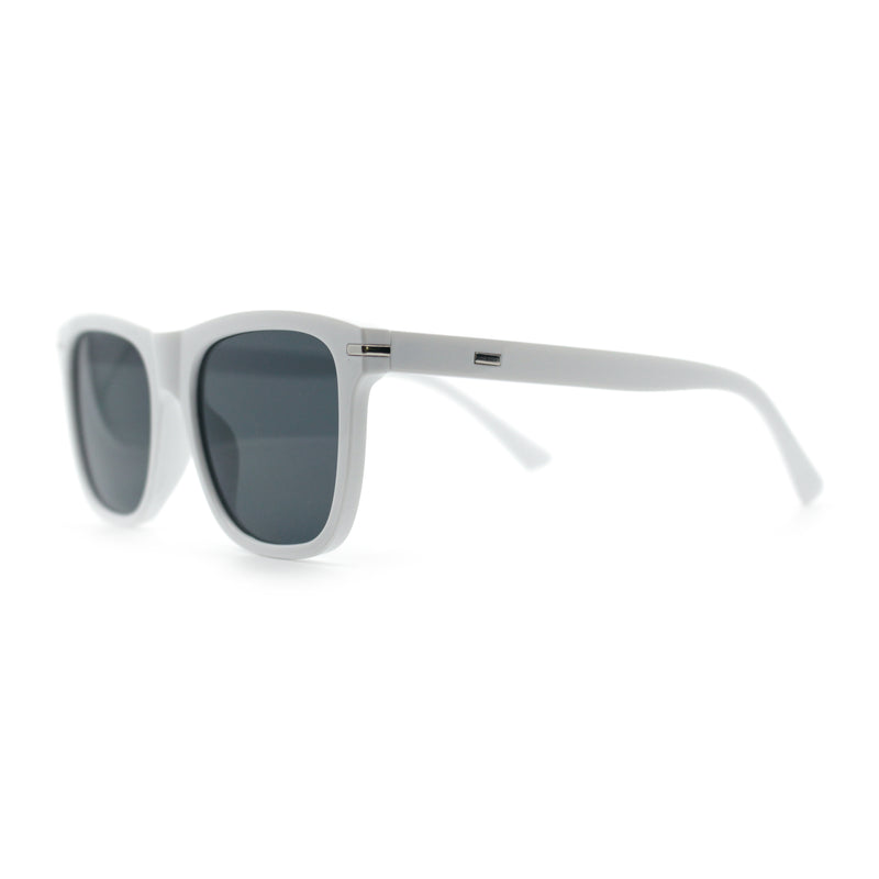 Classic Retro Oversized Horn Rim Hipster Plastic Rectangular Sunglasses