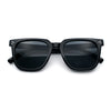 Mens Classy Gentlemans Thin Plastic Rectangular Horn Rim Retro Sunglasses