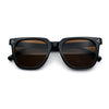 Mens Classy Gentlemans Thin Plastic Rectangular Horn Rim Retro Sunglasses