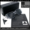 Mens Classy Gentlemans Thin Plastic Rectangular Horn Rim Retro Sunglasses