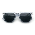 Mens Classy Gentlemans Thin Plastic Rectangular Horn Rim Retro Sunglasses