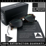 Womens Mod Vintage Style Thick Temple Round Hipster Plastic Sunglasses