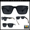 Mens Narrow Rectangle Vintage Style Bohemian Plastic Fashion Sunglasses