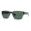 Mens Narrow Rectangle Vintage Style Bohemian Plastic Fashion Sunglasses