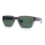 Mens Narrow Rectangle Vintage Style Bohemian Plastic Fashion Sunglasses