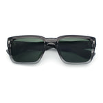 Mens Narrow Rectangle Vintage Style Bohemian Plastic Fashion Sunglasses