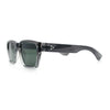 Mens Narrow Rectangle Vintage Style Bohemian Plastic Fashion Sunglasses
